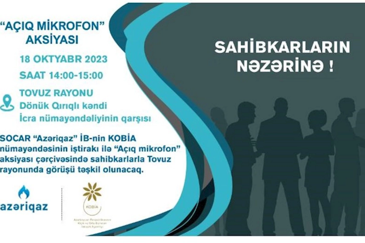 Sahibkarlarla növbəti görüş Tovuzda keçiriləcək