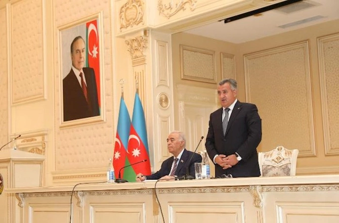 Abşeronda “Böyük yolun uğurlu davamı” mövzusunda konfransı keçirildi — FOTOLAR