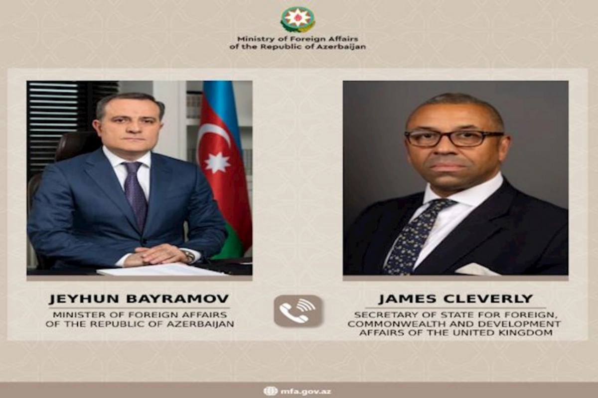 Ceyhun Bayramov britaniyalı həmkarı ilə DANIŞDI