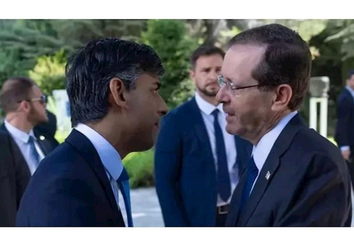Rişi Sunak İsrail prezidenti ilə görüşdü
