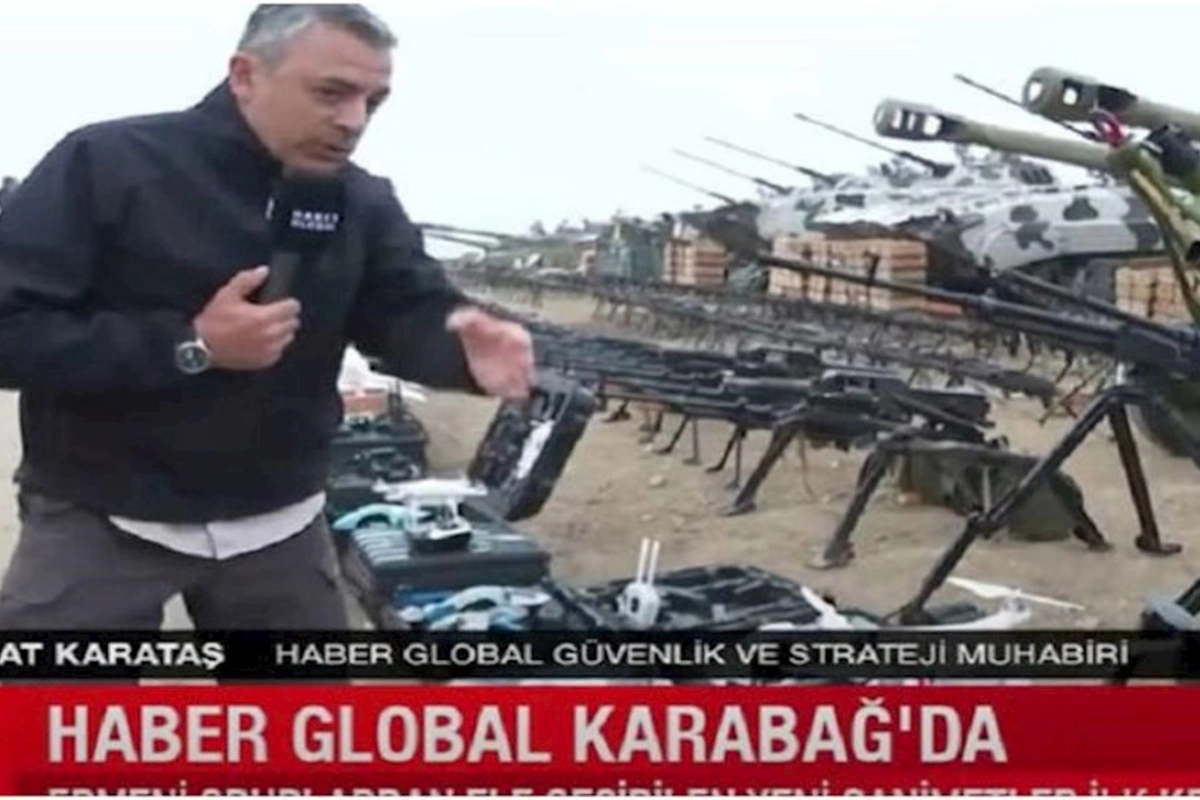 Qarabağda müsadirə edilmiş texnika, silah-sursat “Haber Global”da — VİDEO
