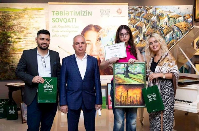 “Təbiətimizin Sovqatı” adlı Respublika rəsm müsabiqəsi — FOTOLAR