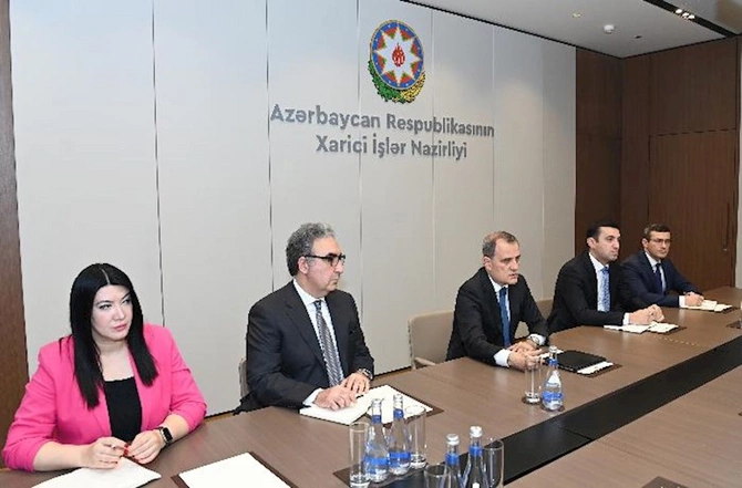 Ceyhun Bayramov ABŞ Dövlət Departamentinin nümayəndəsini qəbul etdi