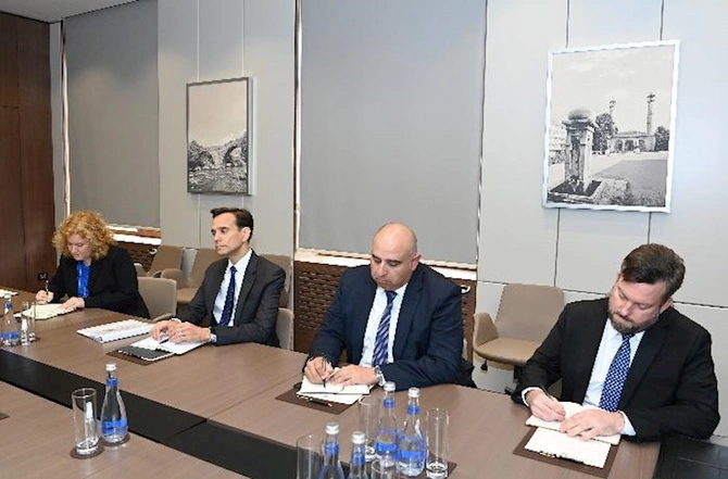 Ceyhun Bayramov ABŞ Dövlət Departamentinin nümayəndəsini qəbul etdi