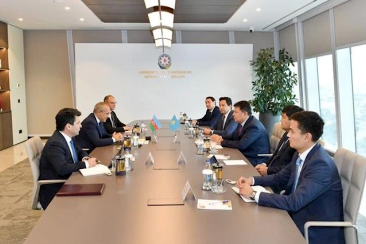 Mikayıl Cabbarov Qazaxıstan prezidentinin müşaviri ilə görüşüb — FOTO