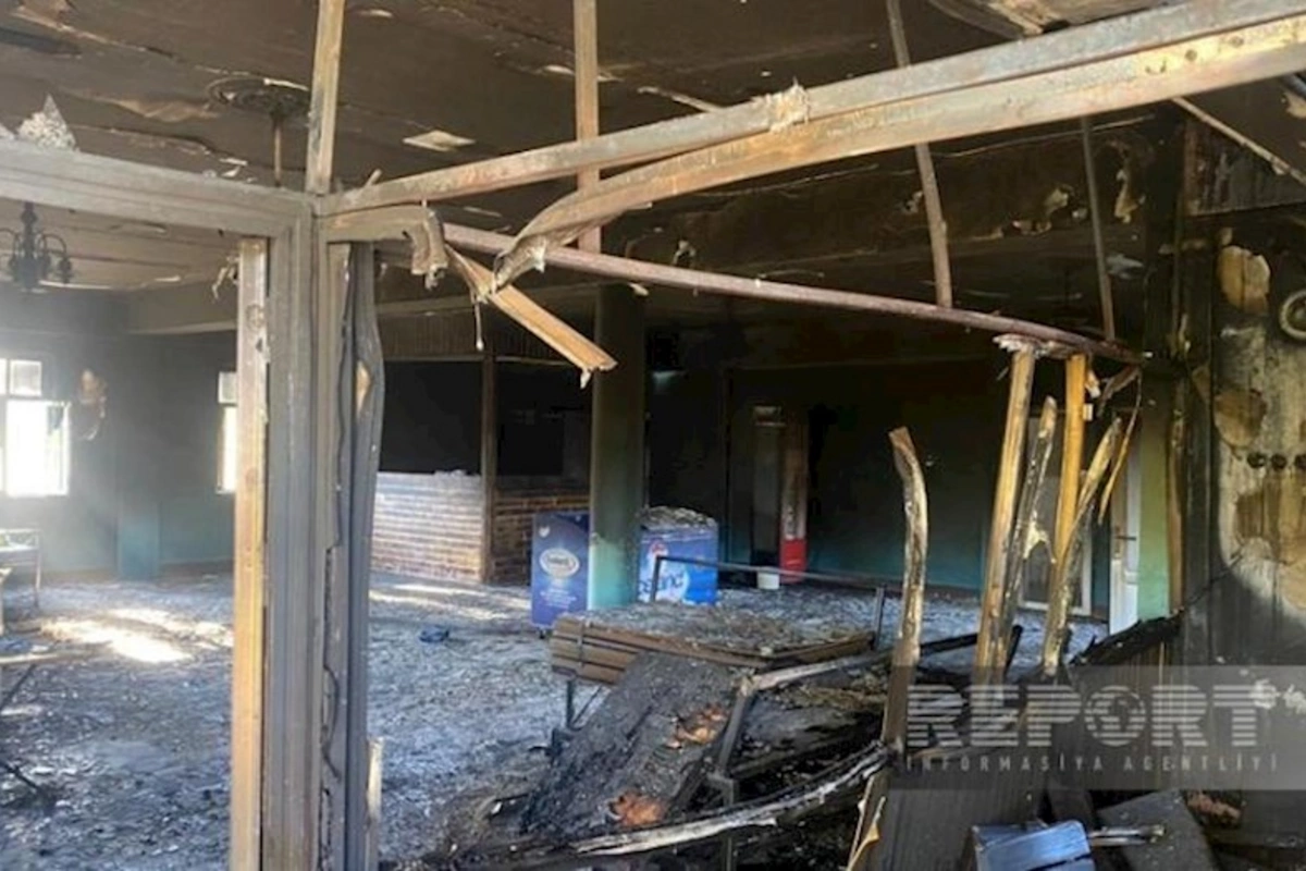 Şərurda restoran yanıb — FOTO
