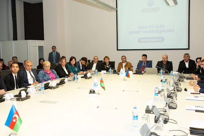 2024-cü ilin qrant müsabiqələri ilə bağlı infosessiya keçirildi — FOTOLAR