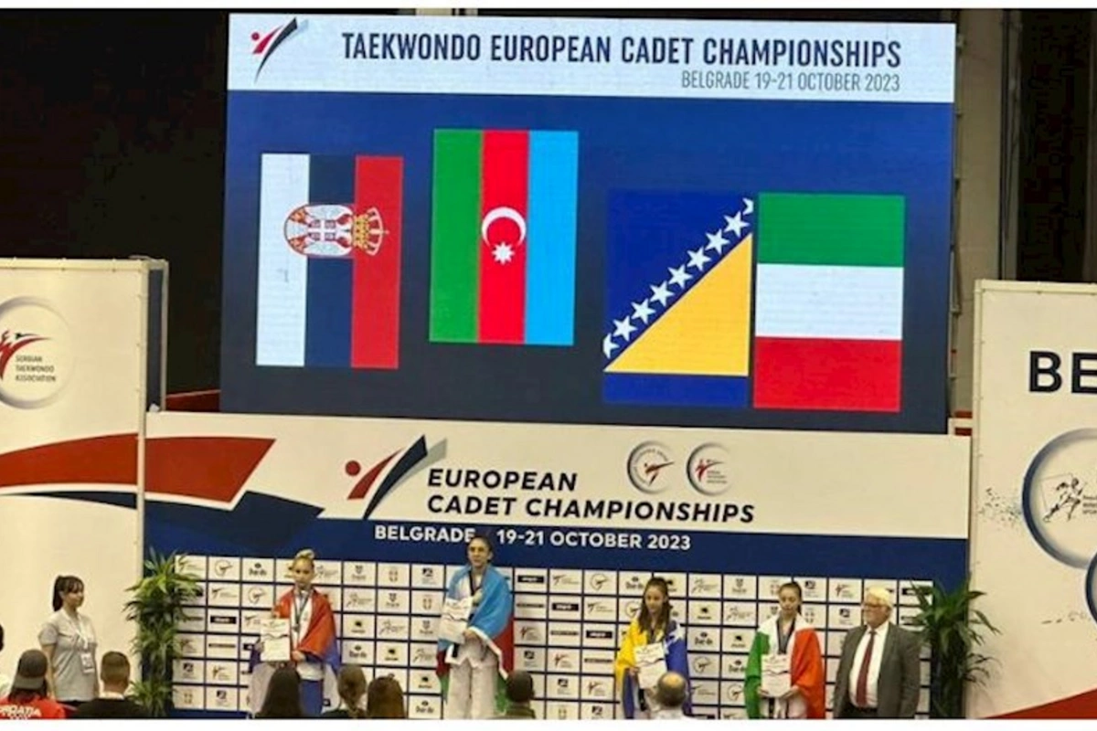 Azərbaycan taekvondoçusu Avropa çempionu olub
