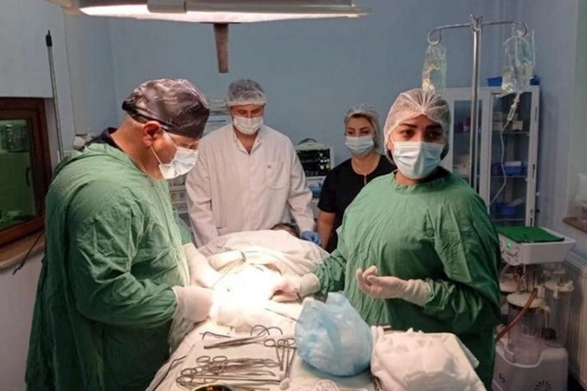 Xankəndidəki tibb müəssisəsində ilk cərrahi əməliyyat icra olunub