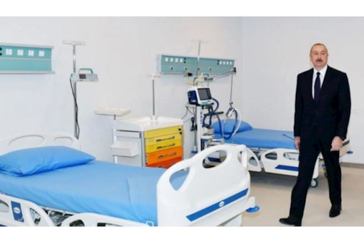 Prezident Sumqayıt Şəhər Xəstəxanasının yeni binasının açılışında — YENİLƏNİB (FOTOLAR)