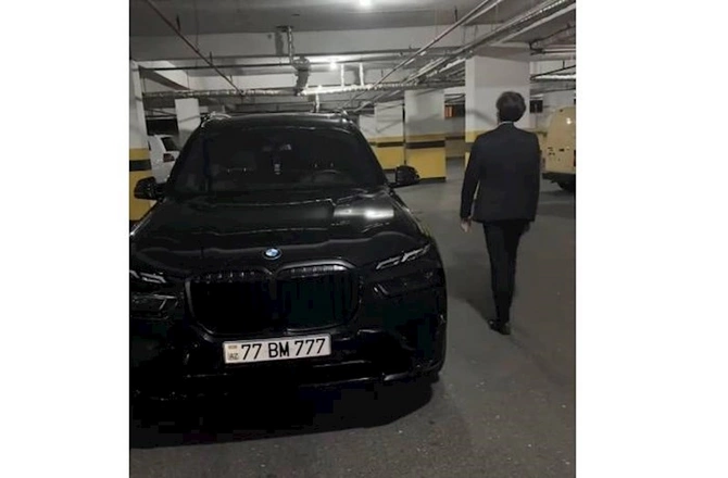Baləli 255 minlik BMW-si ilə nömrəsi... — FOTO