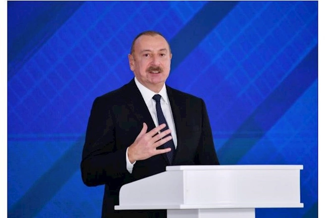 Prezident Qaradağ Günəş Elektrik Stansiyasının açılışında — YENİLƏNİB (FOTOLAR)