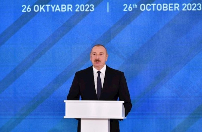 Prezident Qaradağ Günəş Elektrik Stansiyasının açılışında — YENİLƏNİB (FOTOLAR)