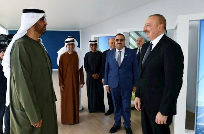 Prezident Qaradağ Günəş Elektrik Stansiyasının açılışında — YENİLƏNİB (FOTOLAR)