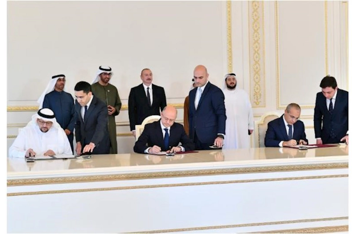Azərbaycanla “Masdar” şirkəti arasında sənədlər imzalandı