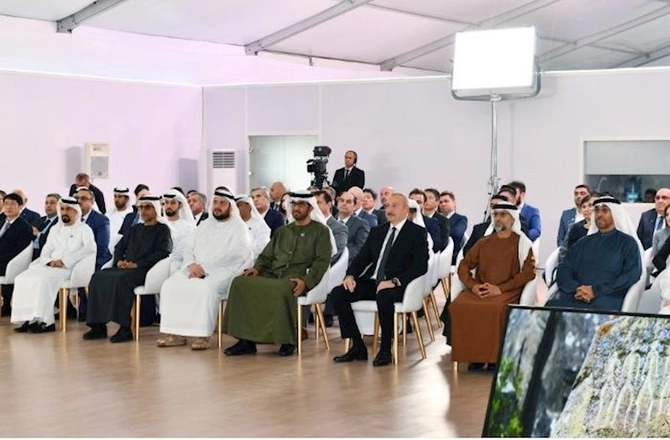 Prezident Qaradağ Günəş Elektrik Stansiyasının açılışında — YENİLƏNİB (FOTOLAR)