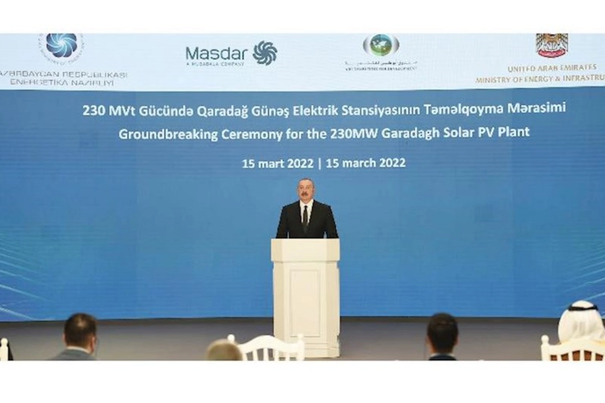 Qaradağ Günəş Elektrik Stansiyasının açılışı əlamətdar hadisədir — Prezident