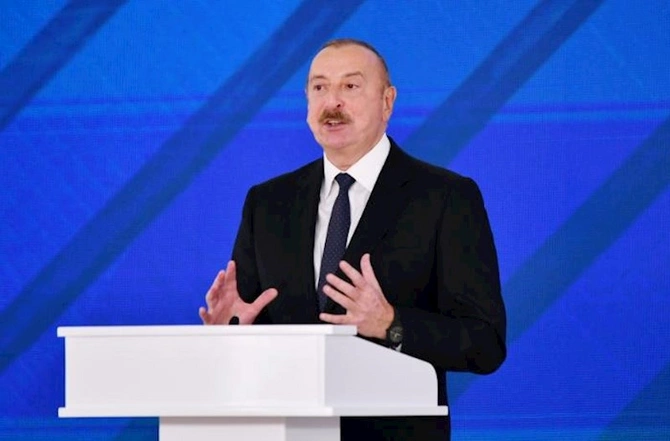Prezident Qaradağ Günəş Elektrik Stansiyasının açılışında — YENİLƏNİB (FOTOLAR)