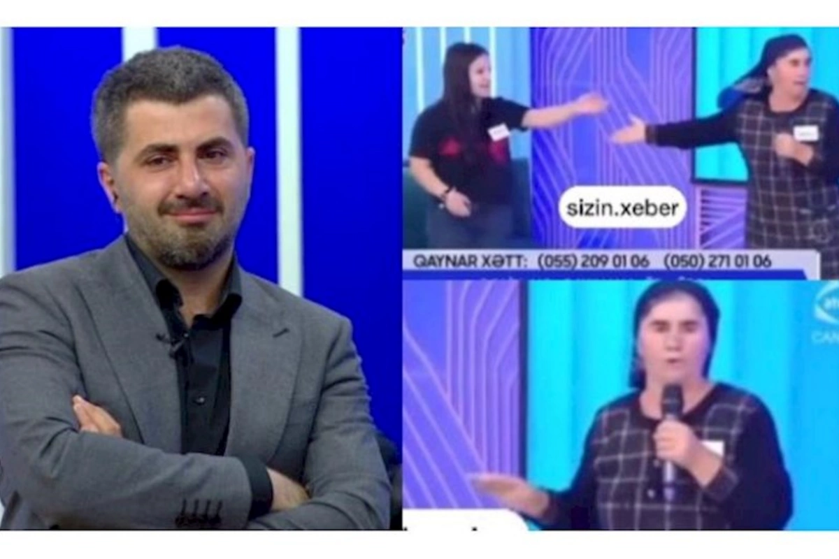 Zaurun efirində biabırçılıq: “Əlin girdi arvadın gözünə” — VİDEO
