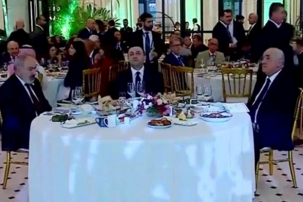 Əli Əsədov Paşinyanla bir masada nahar etdi — VİDEO