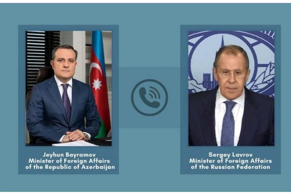 Rusiya və Azərbaycanın xarici işlər nazirləri arasında telefon danışığı olub