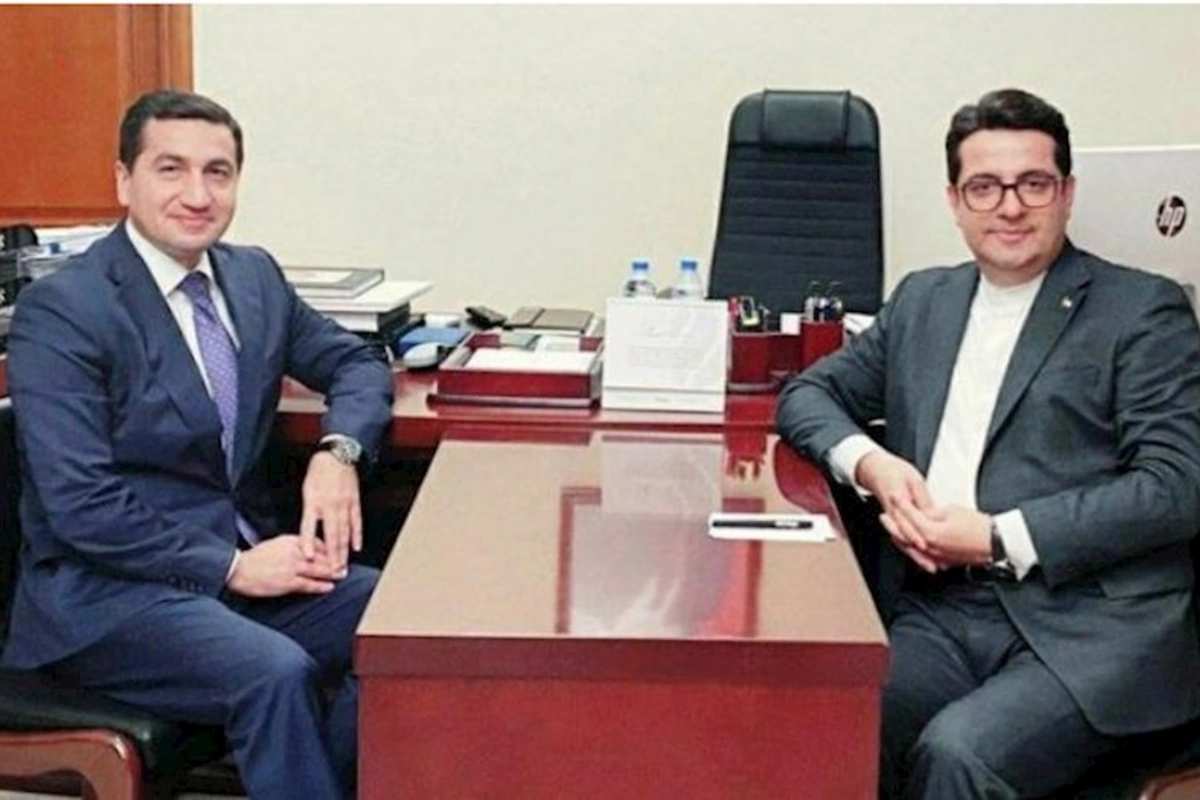 Azərbaycan Prezidentinin köməkçisi İranın ölkəmizdəki səfiri ilə görüşüb — FOTO