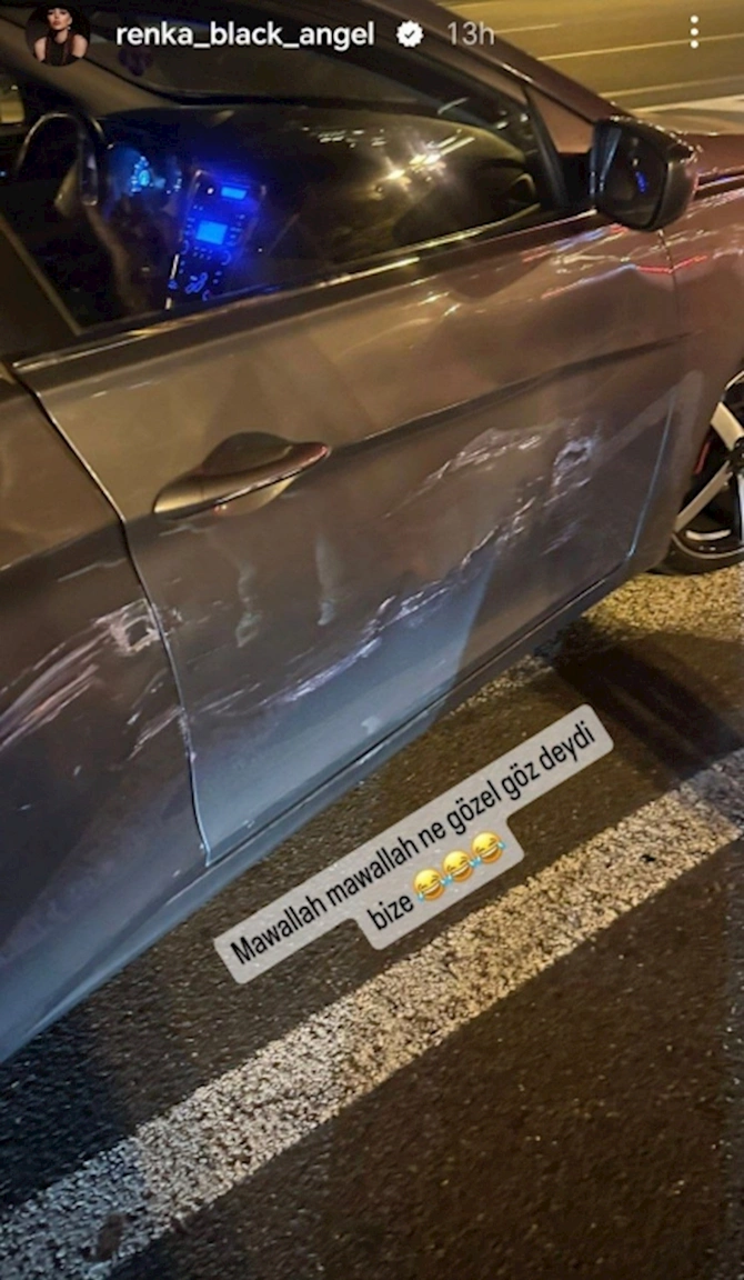 Renkanın avtomobilini əzdilər — FOTO