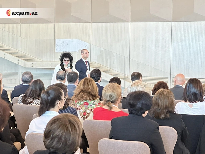 Zeynəb Xanlarova uzun aradan sonra Bakıda görüntüləndi — FOTO/VİDEO