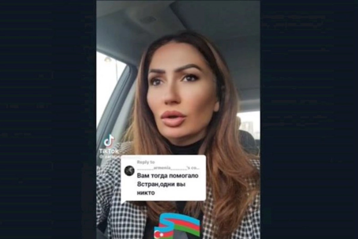 Azərbaycanlı qızın ermənilərə cavabı trend oldu — VİDEO