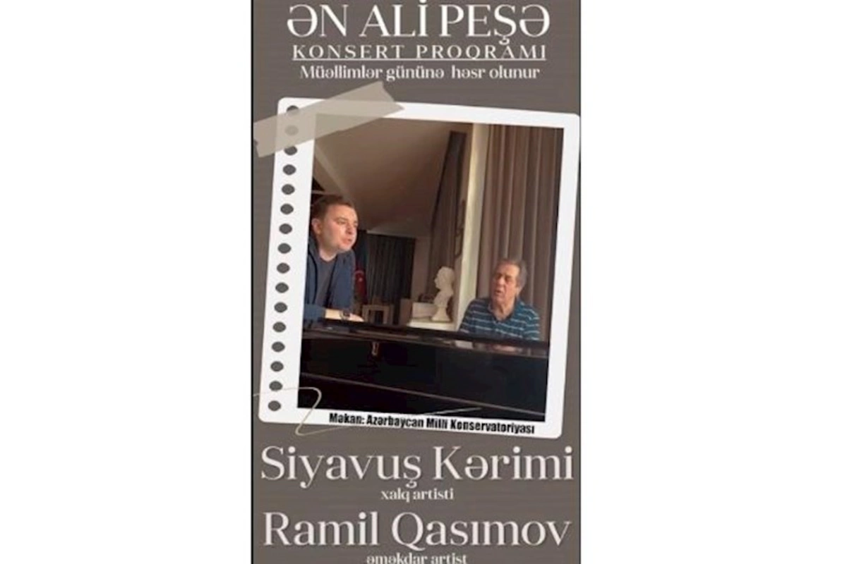 Beynəlxalq Müəllimlər Gününə həsr olunmuş “Ən ali peşə” adlı konsert keçiriləcək