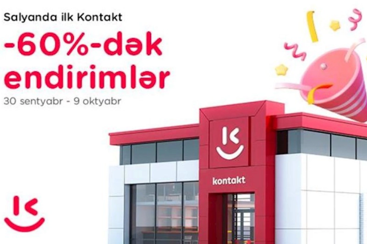Salyanın ən böyük elektronika mağazasını “Kontakt” açdı — 60%-dək endirim
