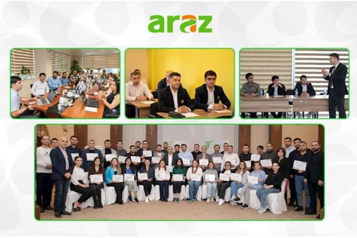 “Araz” supermarketlər şəbəkəsinin iki mindən çox əməkdaşı təlimlərə cəlb olunub