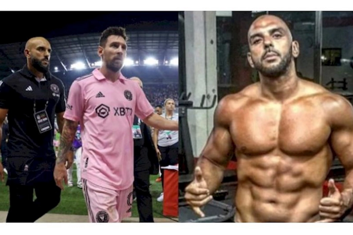 Cangüdəni Messini arvadının yanında da tək qoymur — FOTO