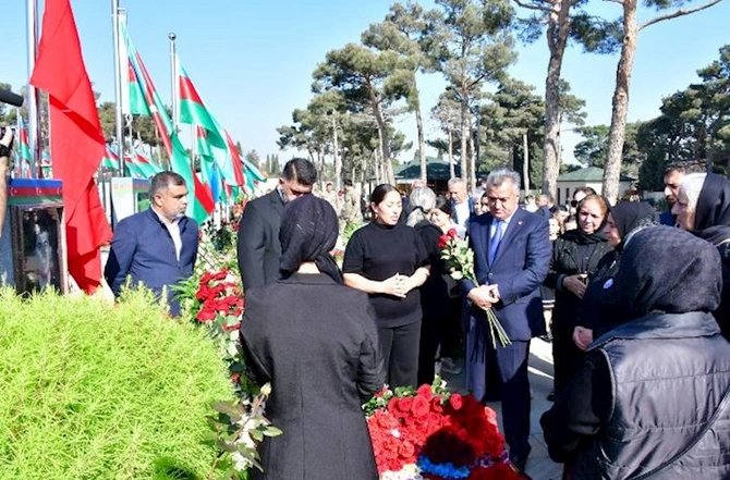 Abşeronda antiterror tədbiri şəhidləri anıldı — FOTOLAR