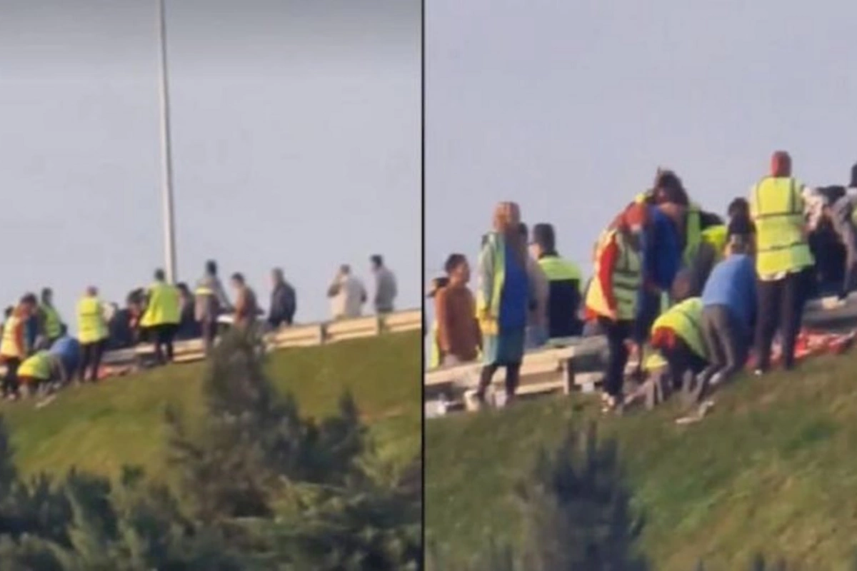 Aeroport yolunda təmizlik işçisini maşın vurub öldürdü