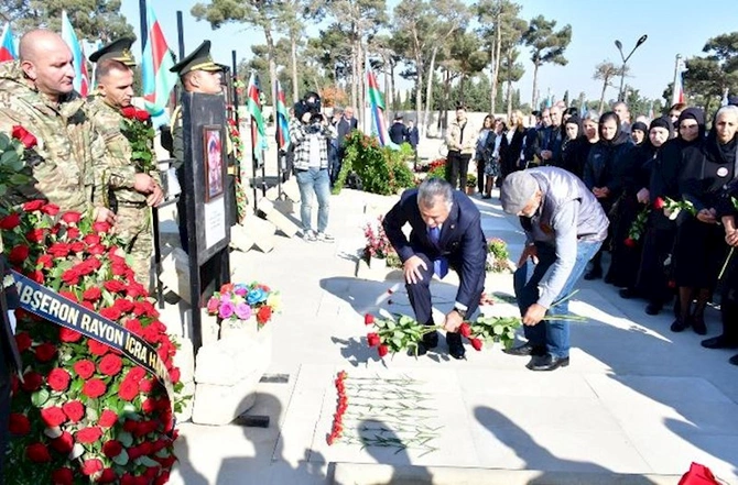 Abşeronda antiterror tədbiri şəhidləri anıldı — FOTOLAR