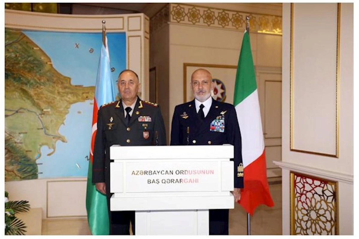 Kərim Vəliyev italiyalı həmkarı ilə görüşdü — VİDEO
