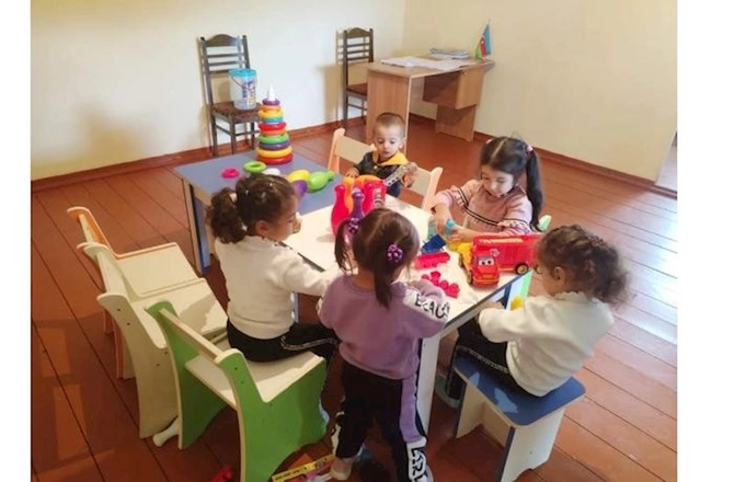 Ermənistanla sərhəddəki bağça 30 ildən sonra yenidən açıldı — FOTO