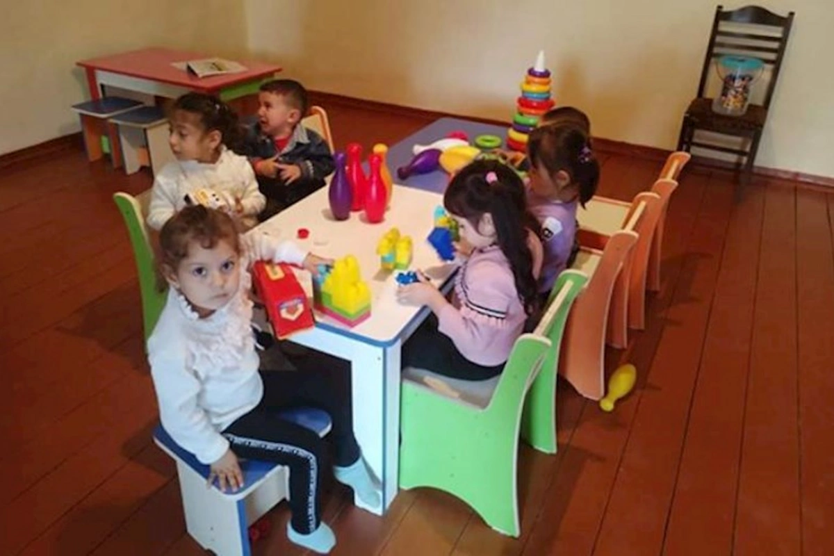 Ermənistanla sərhəddəki bağça 30 ildən sonra yenidən açıldı — FOTO