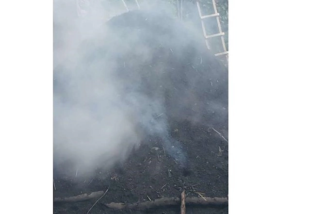 Qanunsuz kömür istehsal edənlər cəzalandırıldı — FOTO Qanunsuz kömür istehsal edənlər cəzalandırıldı — FOTO
