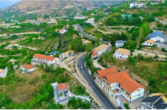 Laçında şəhərdaxili yollar asfaltlanır — VİDEO/FOTO