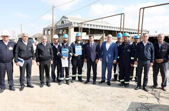 Xıdırlı, Beştalı və Xəlfəli kəndlərində aparılan qazlaşma işləri ilə tanışlıq — FOTO