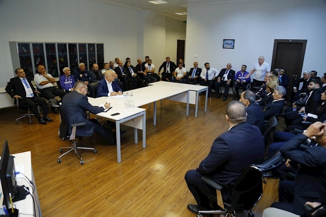Kamran Nəbizadə ağırlıqqaldırma ictimaiyyətinin nümayəndələri ilə görüşdü — FOTOLAR