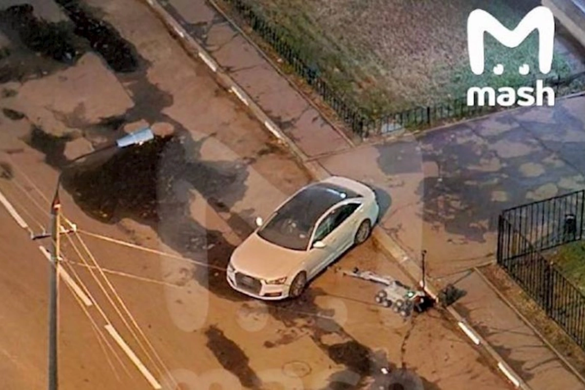 Moskvaya dron hücumu oldu — FOTO