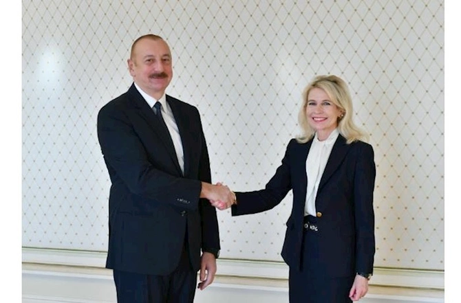 Prezident ATƏT Parlament Assambleyasının prezidentini qəbul etdi — YENİLƏNİB Prezident ATƏT Parlament Assambleyasının prezidentini qəbul etdi — YENİLƏNİB