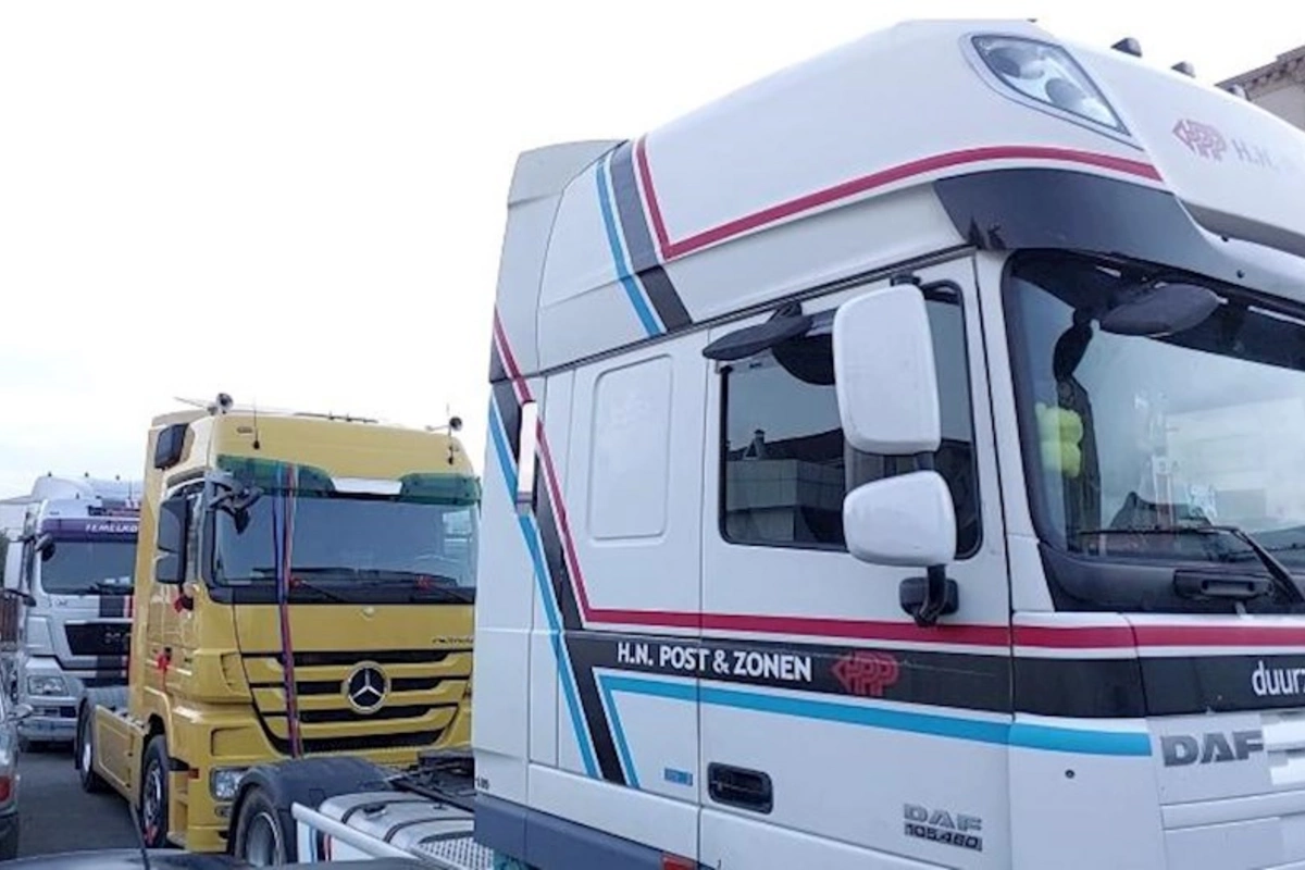 “TIR”larla gəlin gətirməyə gedənlər saxlanıldı — VİDEO/FOTO