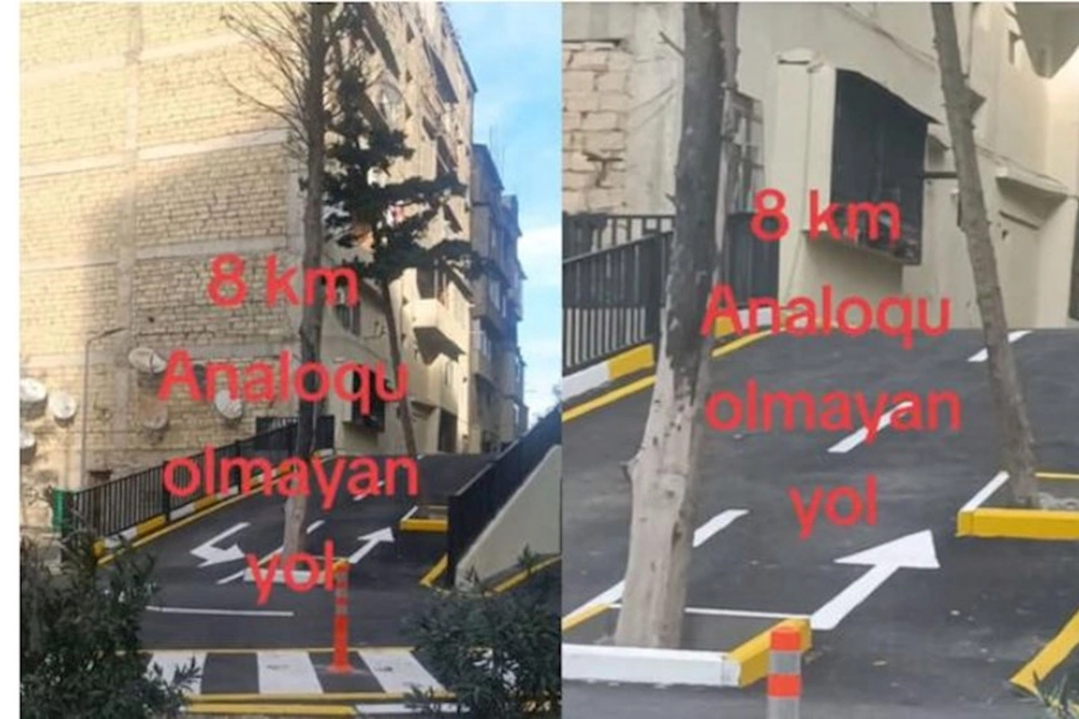 Bakıda tən ortasında ağaclar olan yolla bağlı qurumdan AÇIQLAMA (VİDEO)