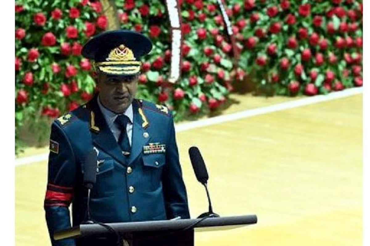 Elçin Quliyev generalı təntənə ilə yola saldı