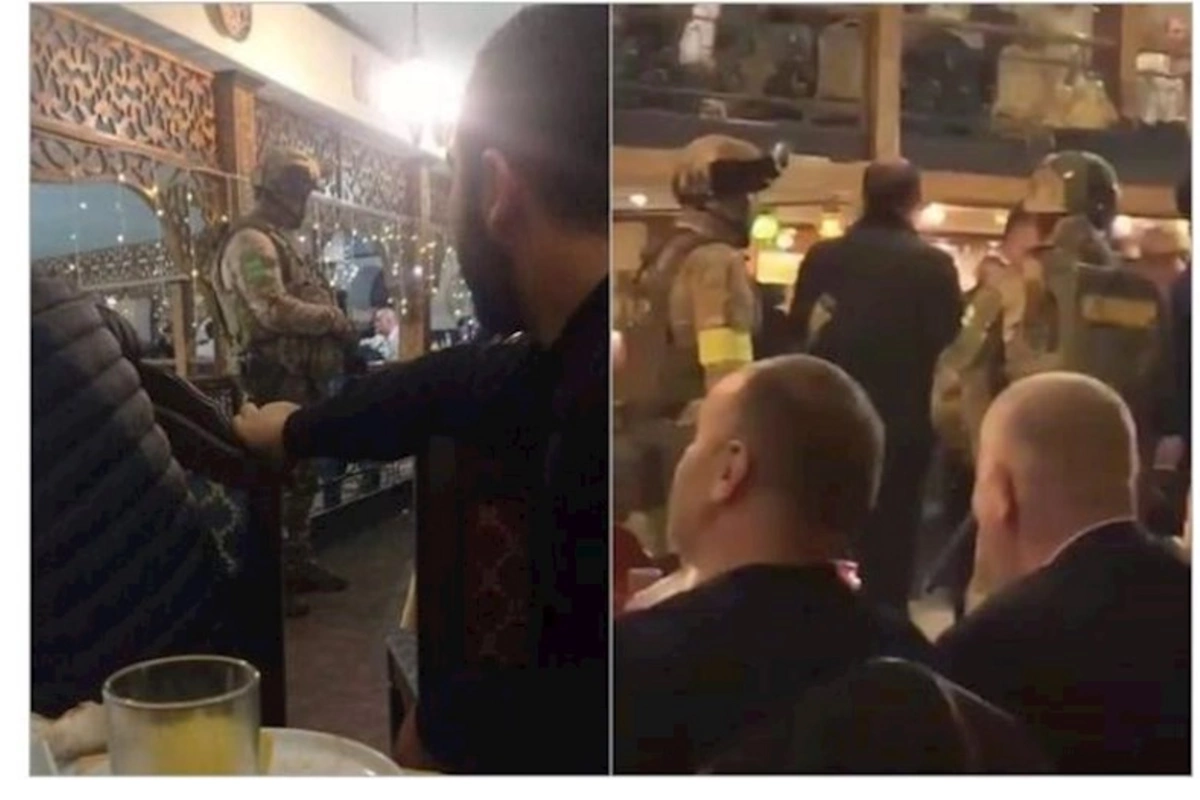 Rusiya polisindən azərbaycanlıların məclisinə basqın: Çağırış vərəqələri paylanıldı — VİDEO/FOTO