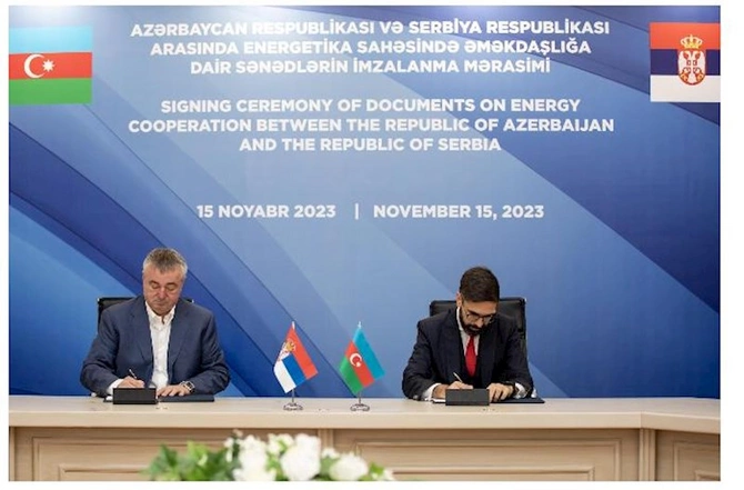 Serbiya ilə təbii qaz sahəsində strateji sənədlər imzalandı